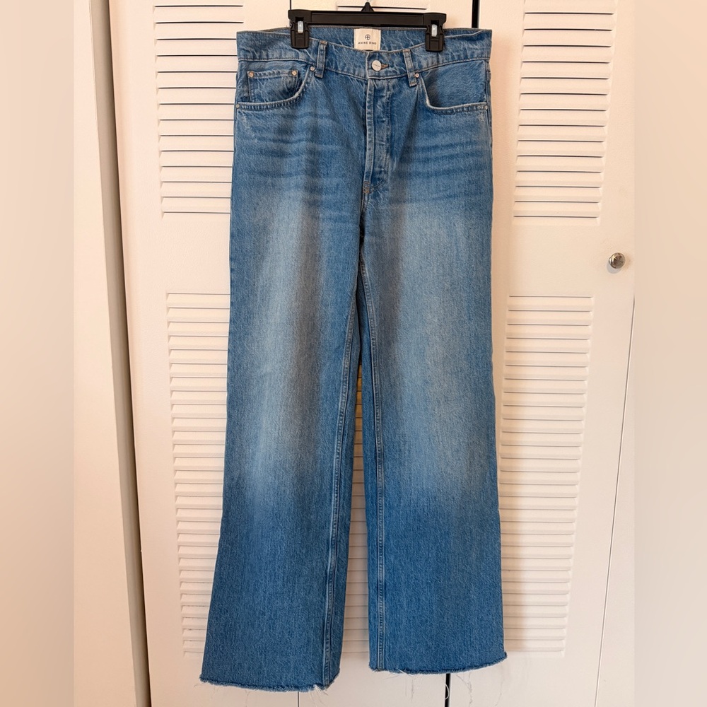 Anine Bing Hugh Jeans in Panama Blue - Picture 5 of 10